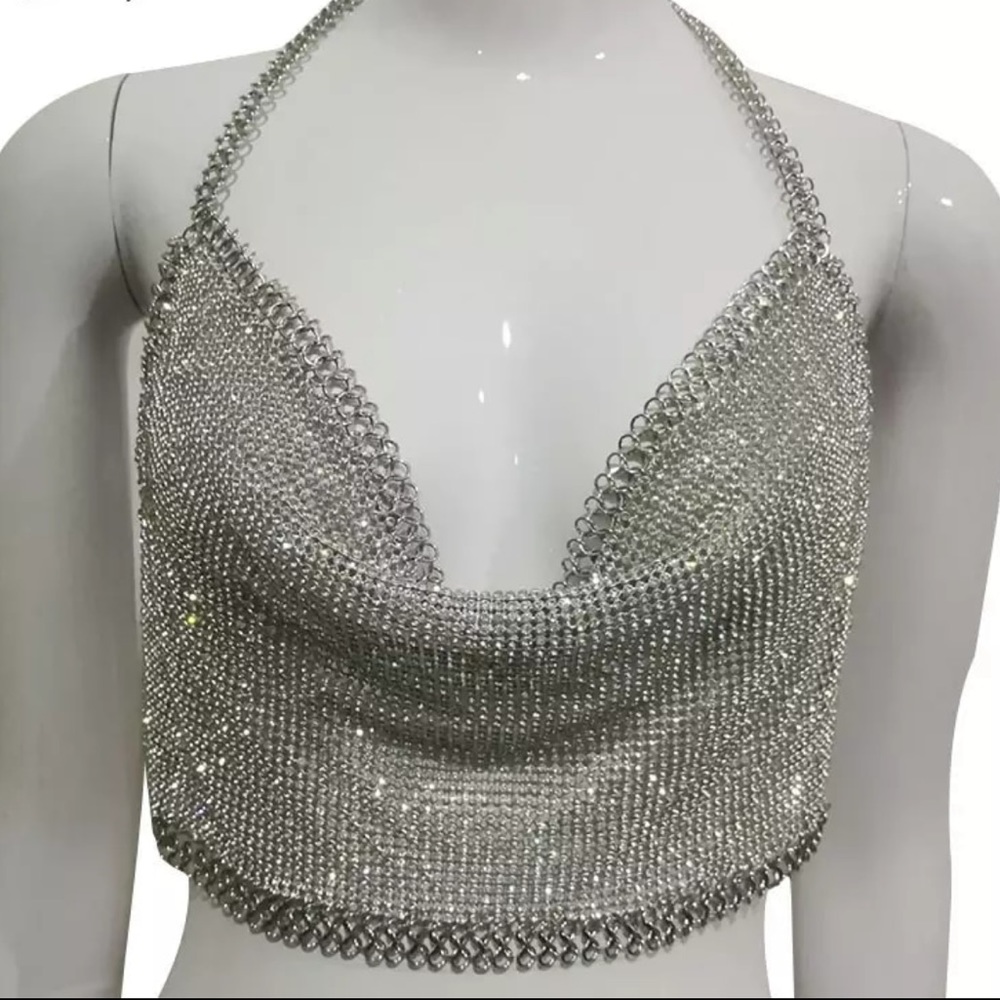 Diamanté top